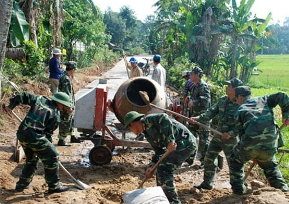 Một số kinh nghiệm trong tham gia công tác dân vận của bộ đội công binh