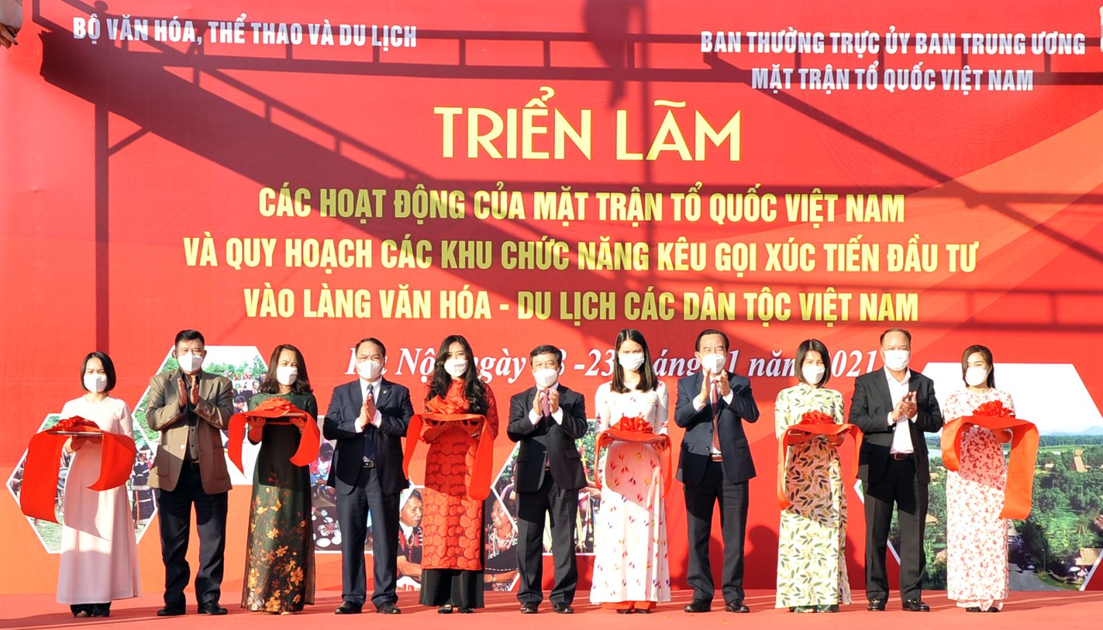 Triển lãm các hoạt động của MTTQ Việt Nam và Quy hoạch các khu chức năng kêu gọi xúc tiến đầu tư vào Làng VH-DL các dân tộc Việt Nam