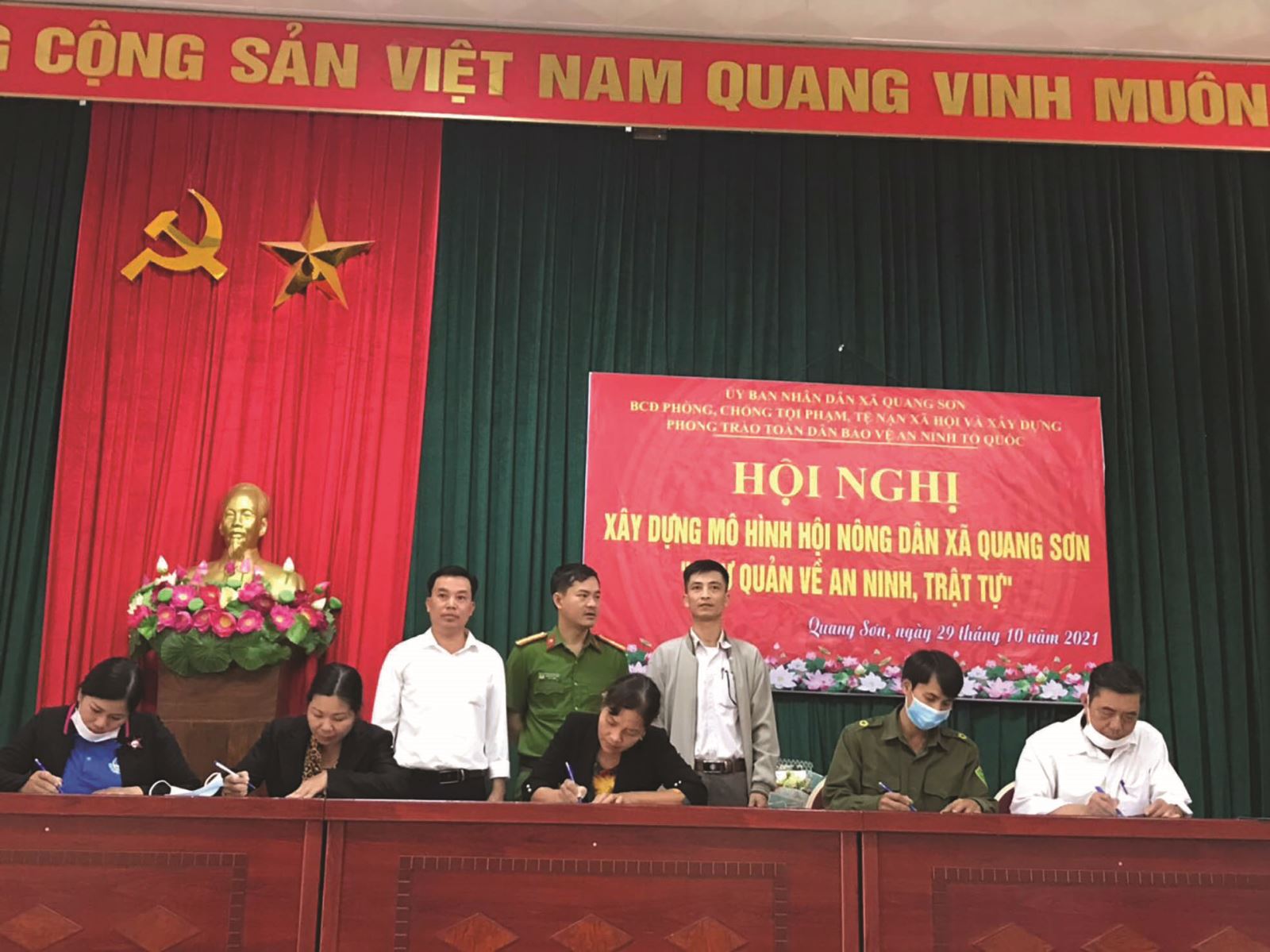 Vĩnh Phúc: Công an xã Quang Sơn làm tốt công tác giữ gìn an ninh trật tự