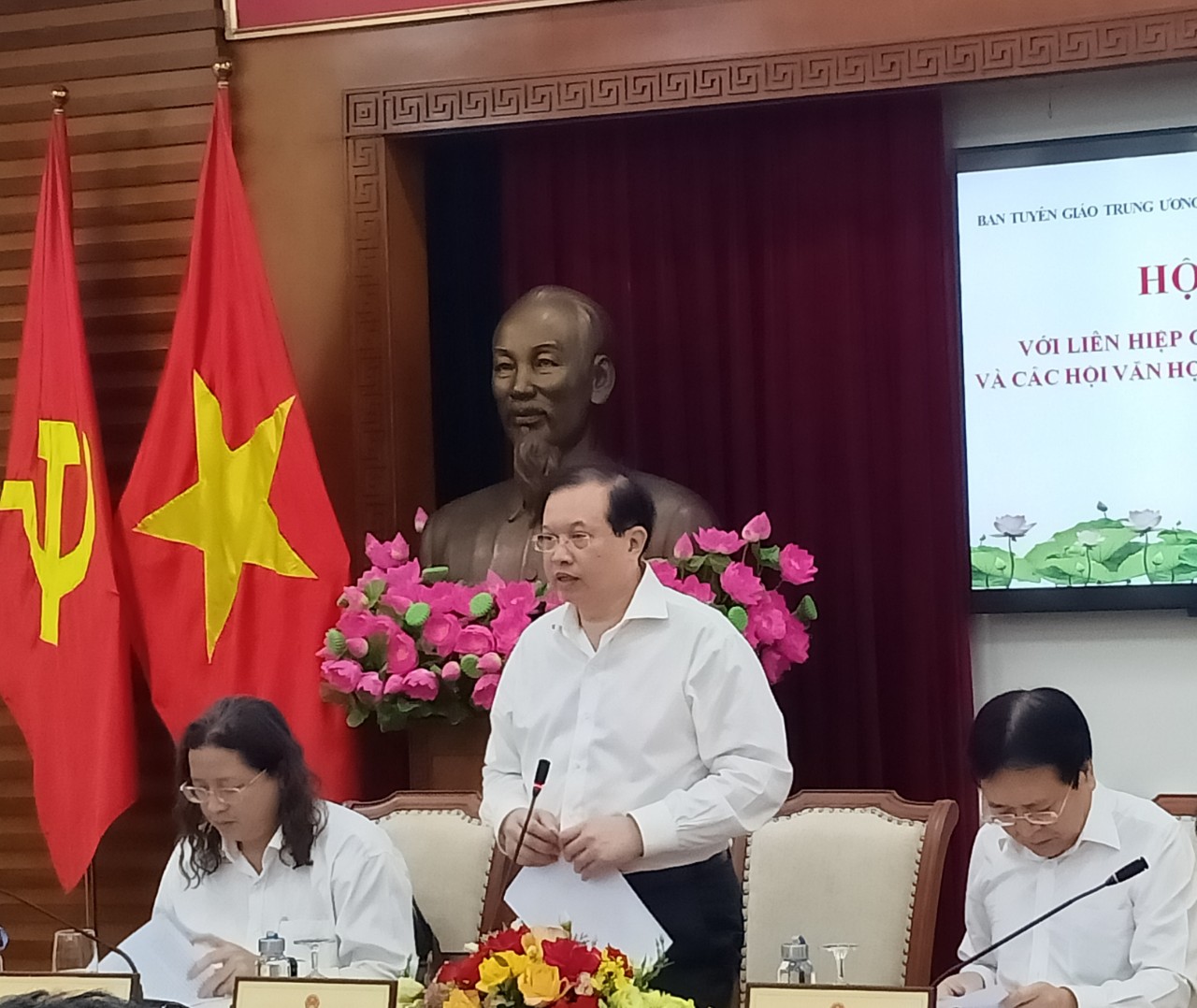 Hội nghị giao ban sơ kết quý I. 2022 của Liên hiệp các Hội VHNT Việt Nam và các Hội VHNT chuyên ngành Trung ương