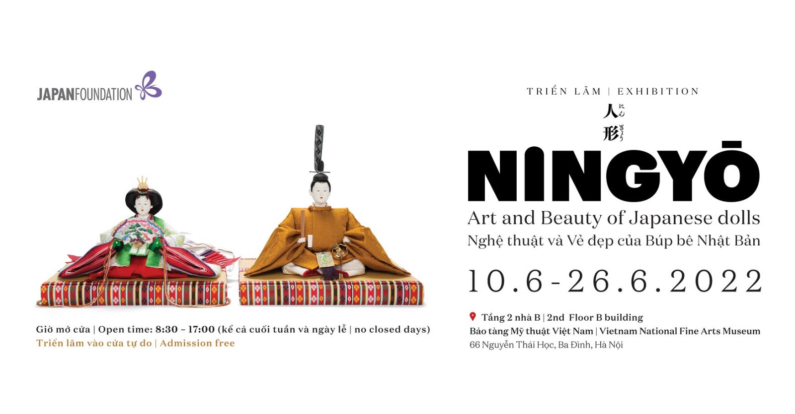 “NINGYŌ: Nghệ thuật và vẻ đẹp của búp bê Nhật Bản”