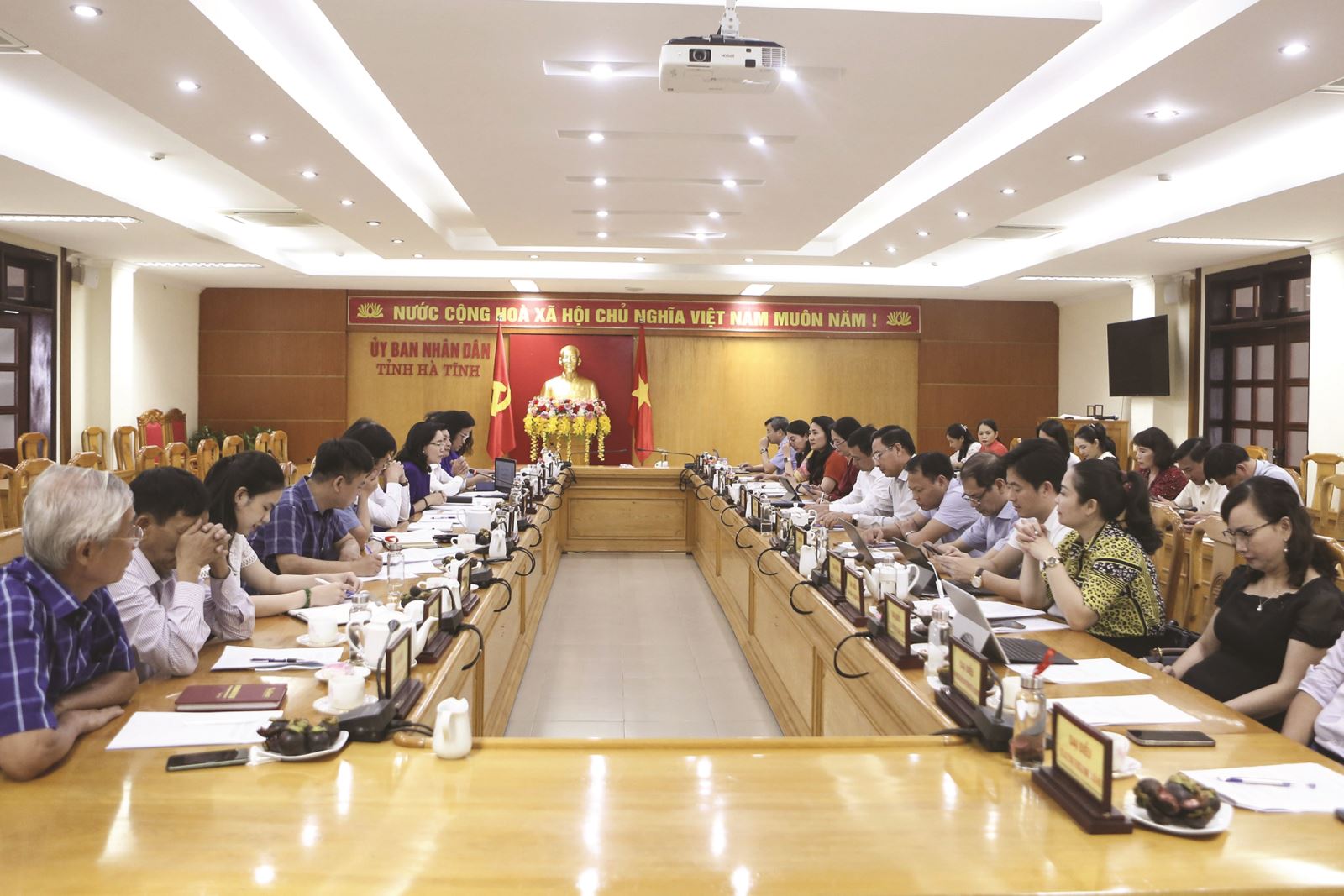 Ban Chỉ đạo Trung ương phong trào  “Toàn dân đoàn kết xây dựng đời sống  văn hóa” làm việc với tỉnh Hà Tĩnh