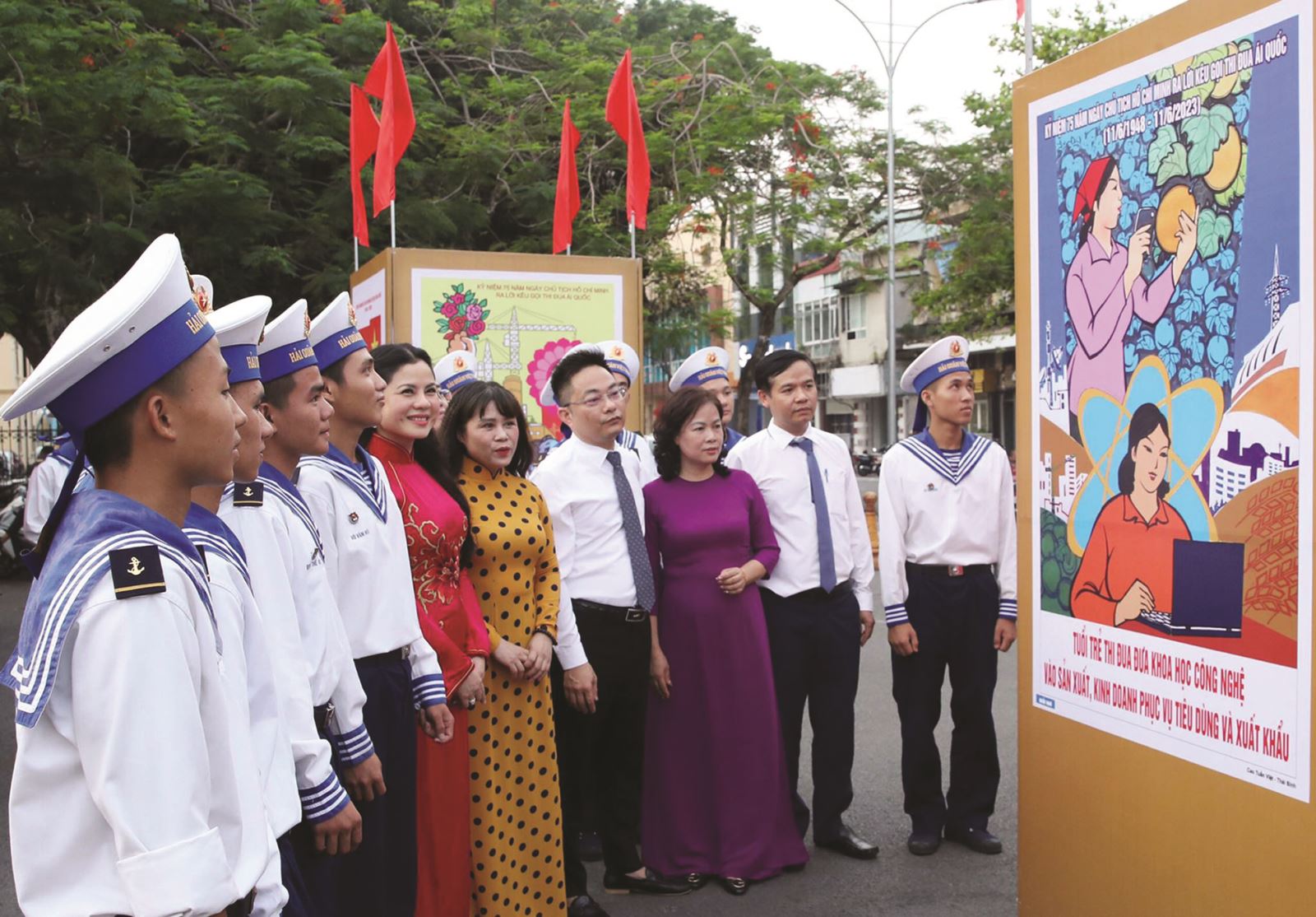 Triển lãm và trao giải tranh cổ động  kỷ niệm 75 năm ngày Chủ tịch Hồ Chí Minh ra lời kêu gọi thi đua ái quốc (11/6/1948-11/6/2023)