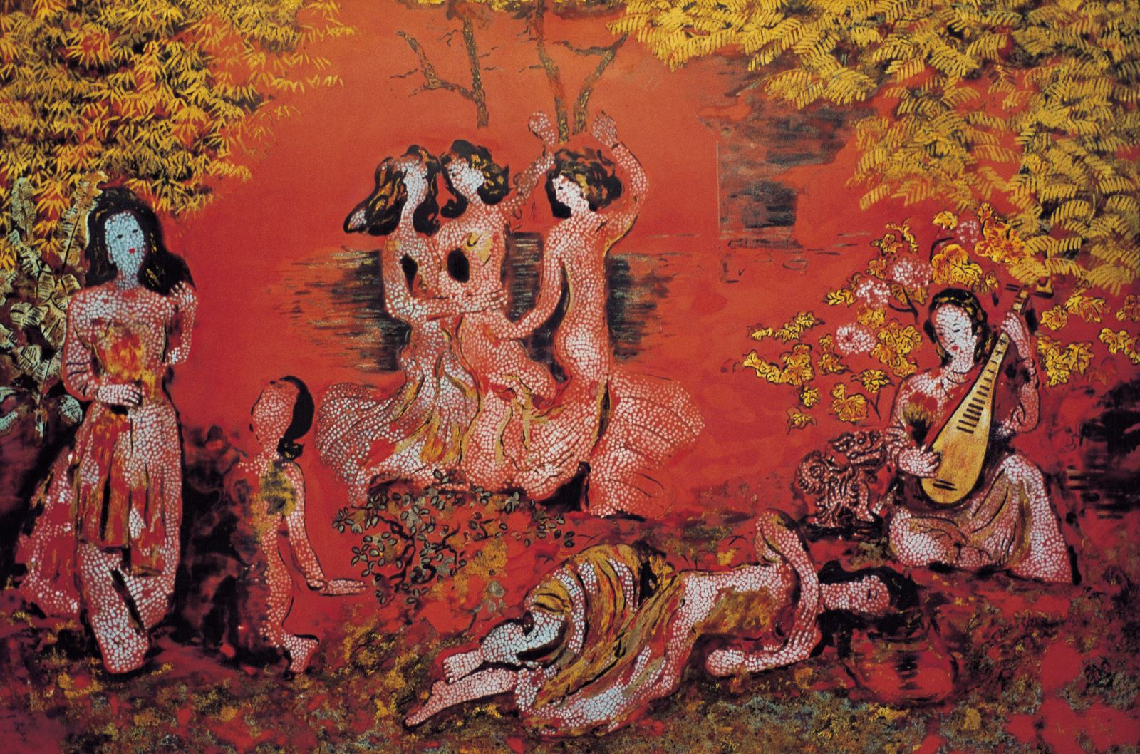 Nguyễn Gia Trí (1908 - 1993) là một trong số những danh họa tiêu biểu của nền mỹ thuật hiện đại Việt Nam. Là một họa sĩ, nhà biếm họa, đồ họa nổi tiếng và là người tiên phong trong lĩnh vực tranh sơn mài, không phải ngẫu nhiên mà tên ông được xếp ở vị trí đầu tiên trong “bộ tứ” của hội họa Việt Nam hiện đại gồm “nhất Trí, nhì Vân, tam Lân, tứ Cẩn” (Nguyễn Gia Trí, Tô Ngọc Vân, Nguyễn Tường Lân, Trần Văn Cẩn).