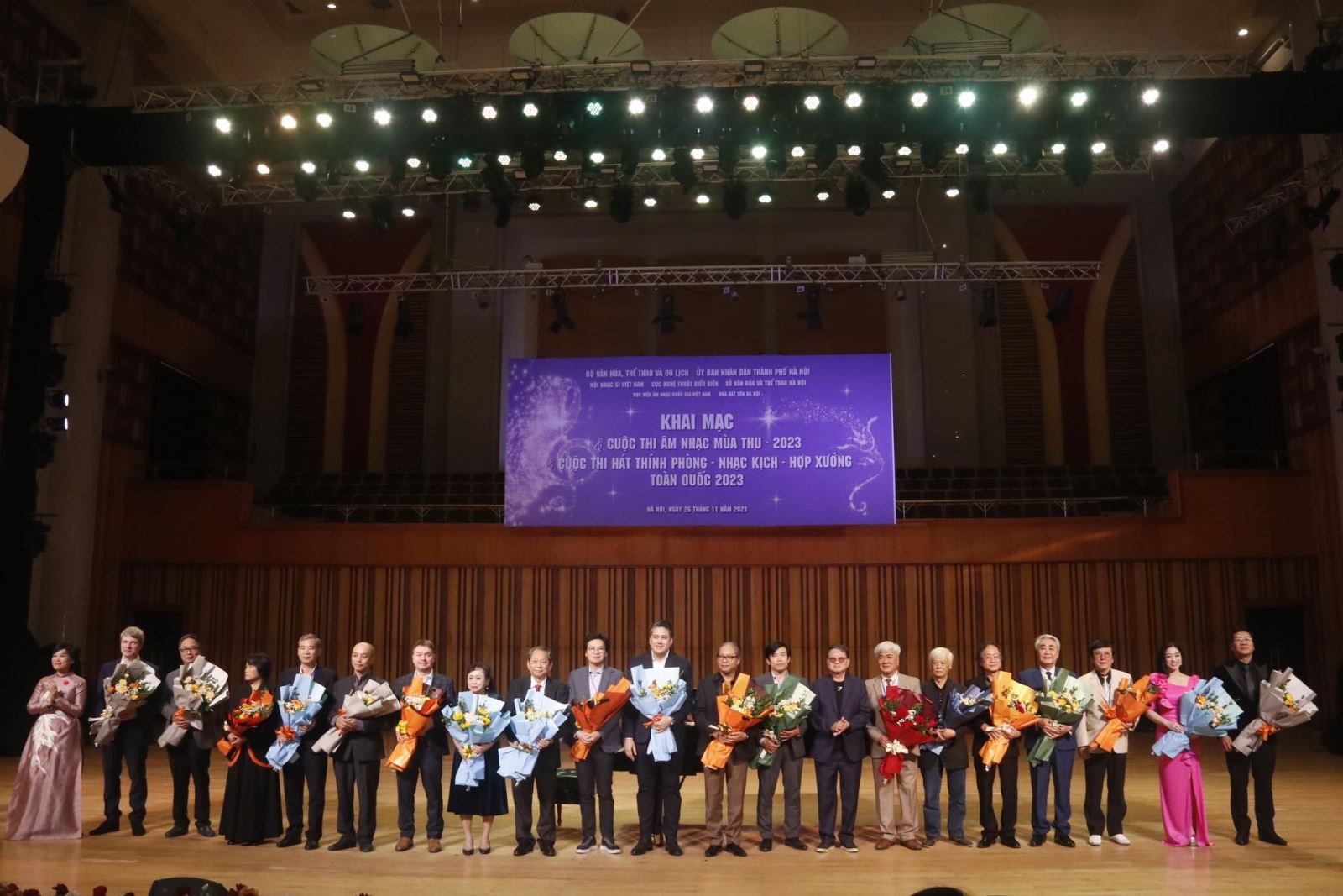 Khai mạc Cuộc thi Âm nhạc mùa thu – 2023 và Cuộc thi hát Thính phòng - Nhạc kịch - Hợp xướng toàn quốc - 2023
