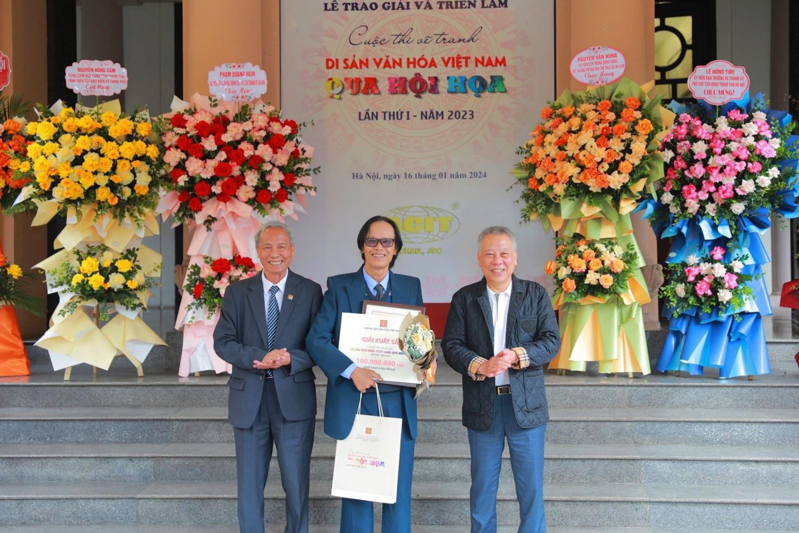 Lễ trao giải và khai mạc Cuộc thi vẽ tranh Di sản văn hoá Việt Nam qua hội hoạ lần thứ I - năm 2023