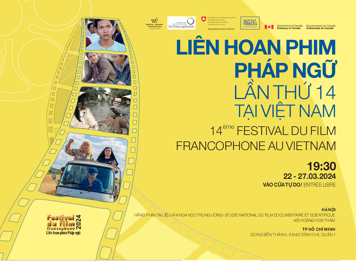 Từ ngày 22 - 27/3: Liên hoan Phim Pháp ngữ lần thứ 14 tại Việt Nam