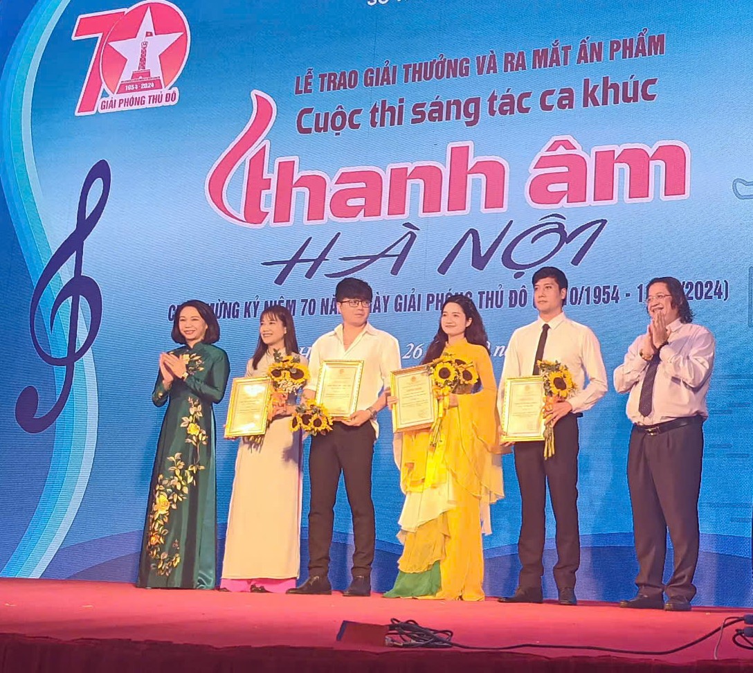 Trao giải thưởng Cuộc thi Sáng tác ca khúc “Thanh âm Hà Nội”
