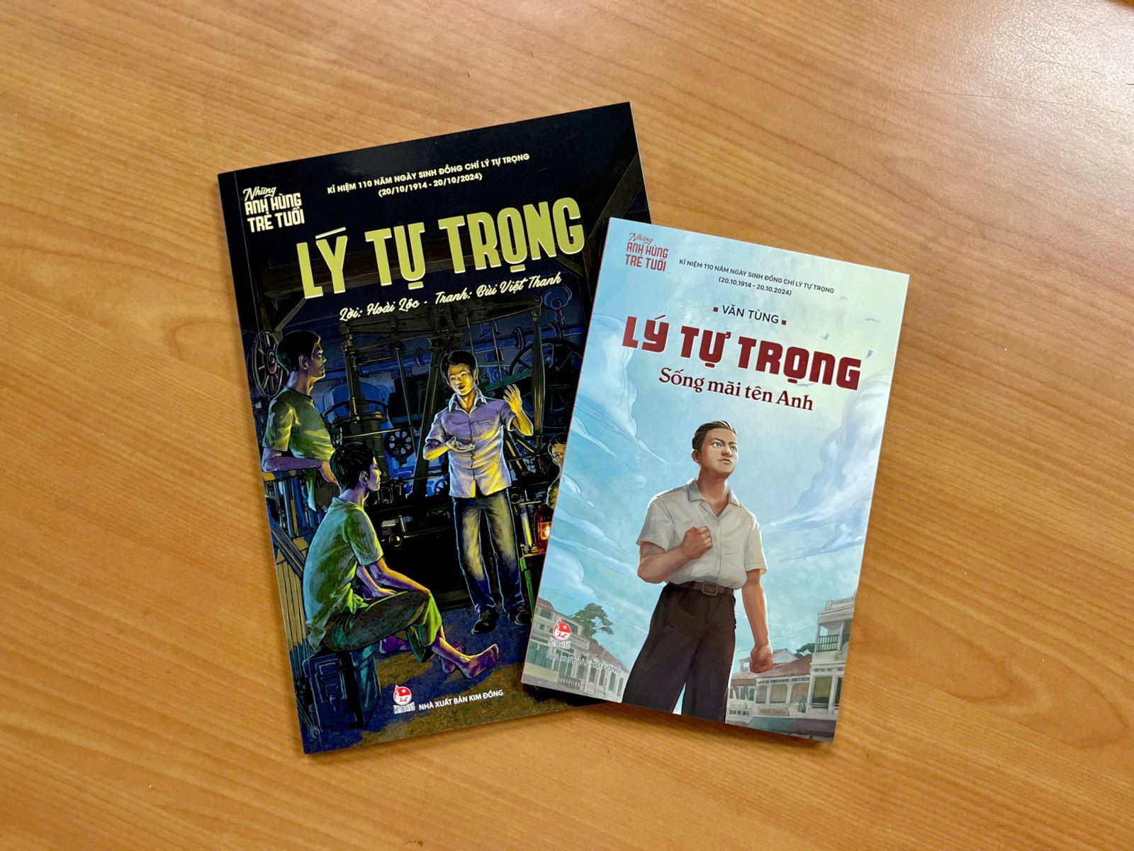 Tái bản hai cuốn sách về anh hùng Lý Tự Trọng