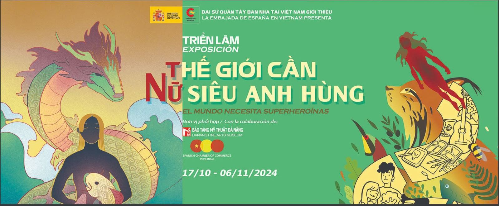 Từ 17/10 – 6/11: Triển lãm “Thế giới cần nữ siêu anh hùng”