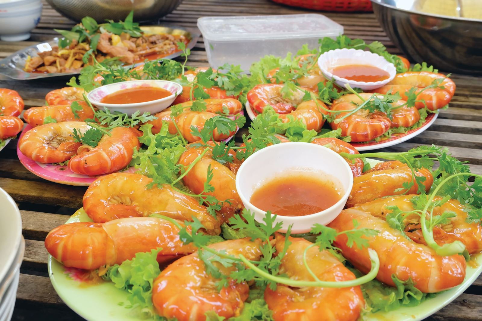 Béo ngậy tôm càng xanh khìa nước cốt dừa