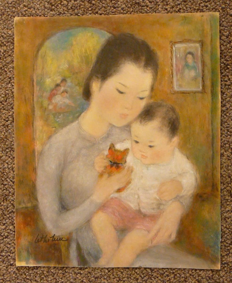 Tư liệu hóa hiện vật bảo tàng nghiên cứu từ bộ sưu tập của họa sĩ Lê Thị Lựu ở Bảo tàng Mỹ thuật Thành phố Hồ Chí Minh