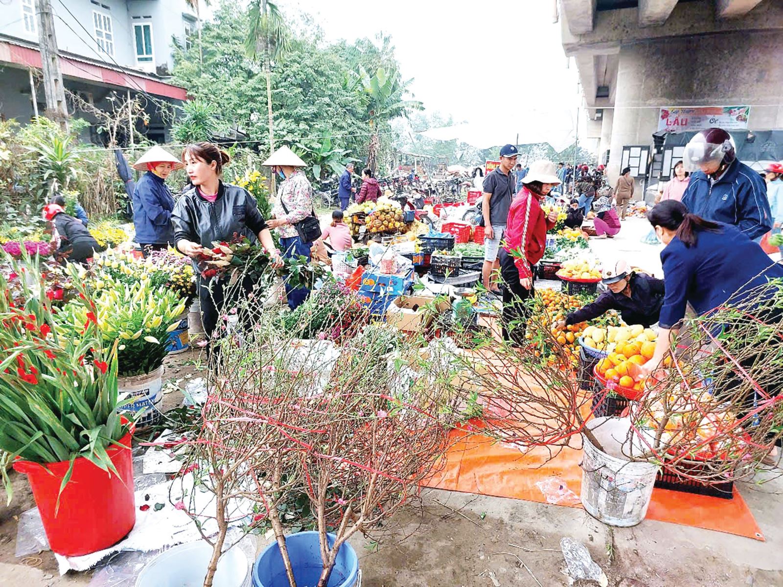 Chợ quê tháng Chạp