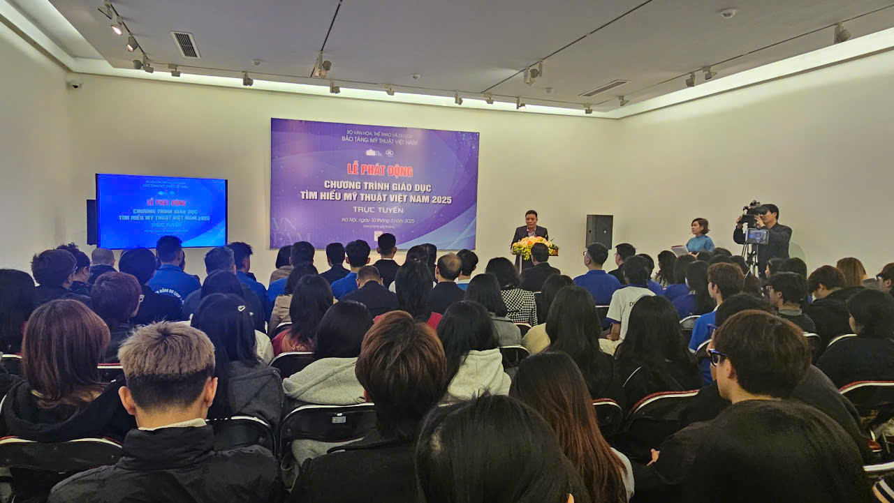 Phát động chương trình “Tìm hiểu Mỹ thuật Việt Nam trực tuyến” năm 2025