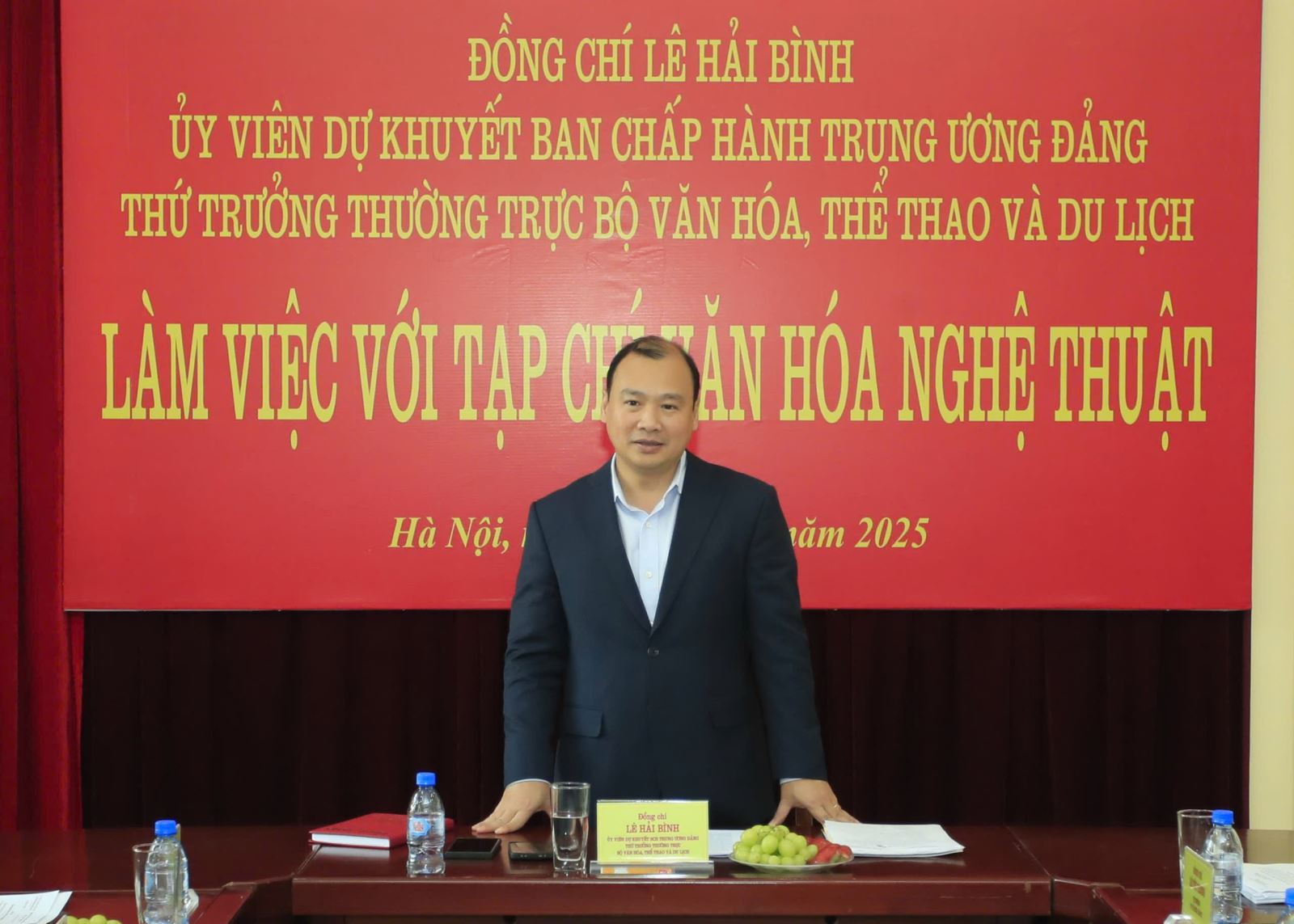 Thứ trưởng Thường trực Lê Hải Bình: Tạp chí VHNT đã nỗ lực, vượt qua rất nhiều thách thức đạt được những kết quả đáng ghi nhận