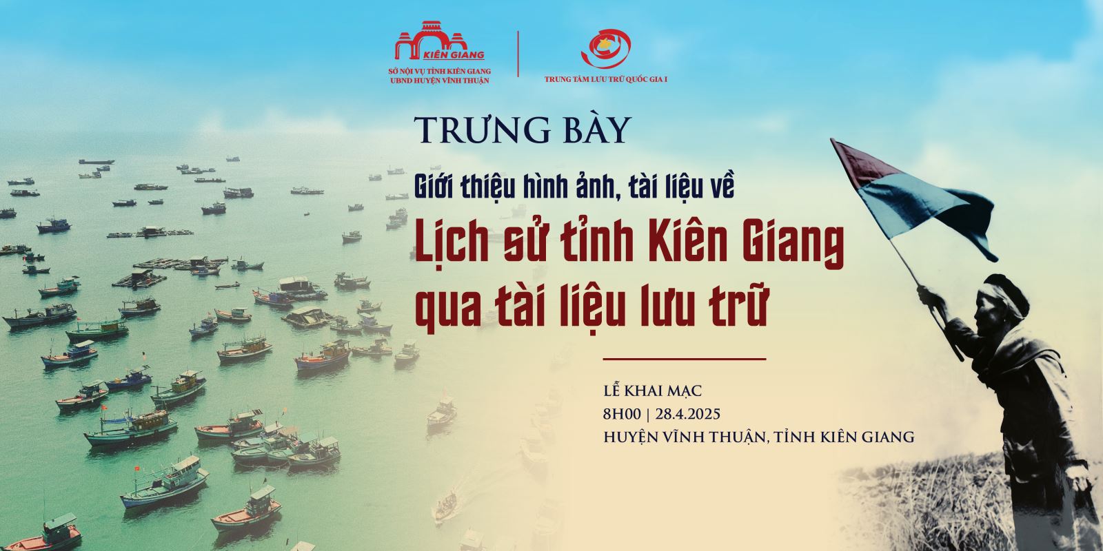Trưng bày, giới thiệu lịch sử tỉnh Kiên Giang qua tài liệu lưu trữ