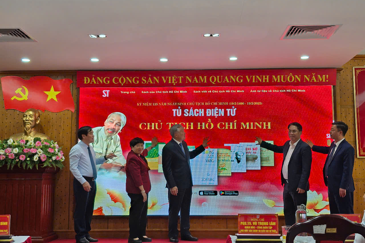 Ra mắt “Tủ sách điện tử Chủ tịch Hồ Chí Minh”
