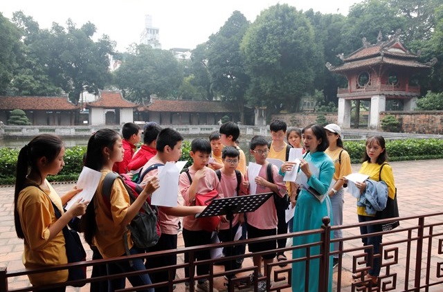Vai trò của di sản trong việc thúc đẩy học tập trong chương trình giáo dục nội và ngoại khóa (nghiên cứu trường hợp của di tích Văn Miếu - Quốc Tử Giám)