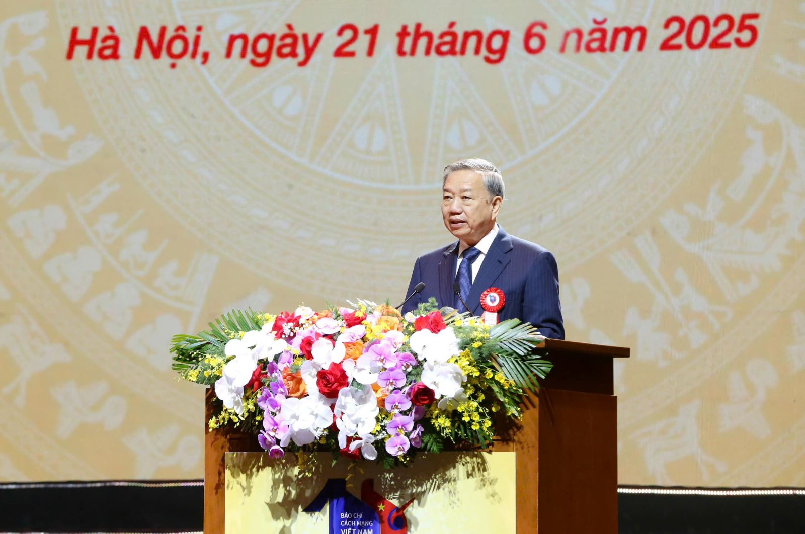 Toàn văn bài phát biểu của Tổng Bí thư Tô Lâm tại Lễ kỷ niệm 100 năm Ngày Báo chí Cách mạng Việt Nam (21/6/1925 - 21/6/2025)