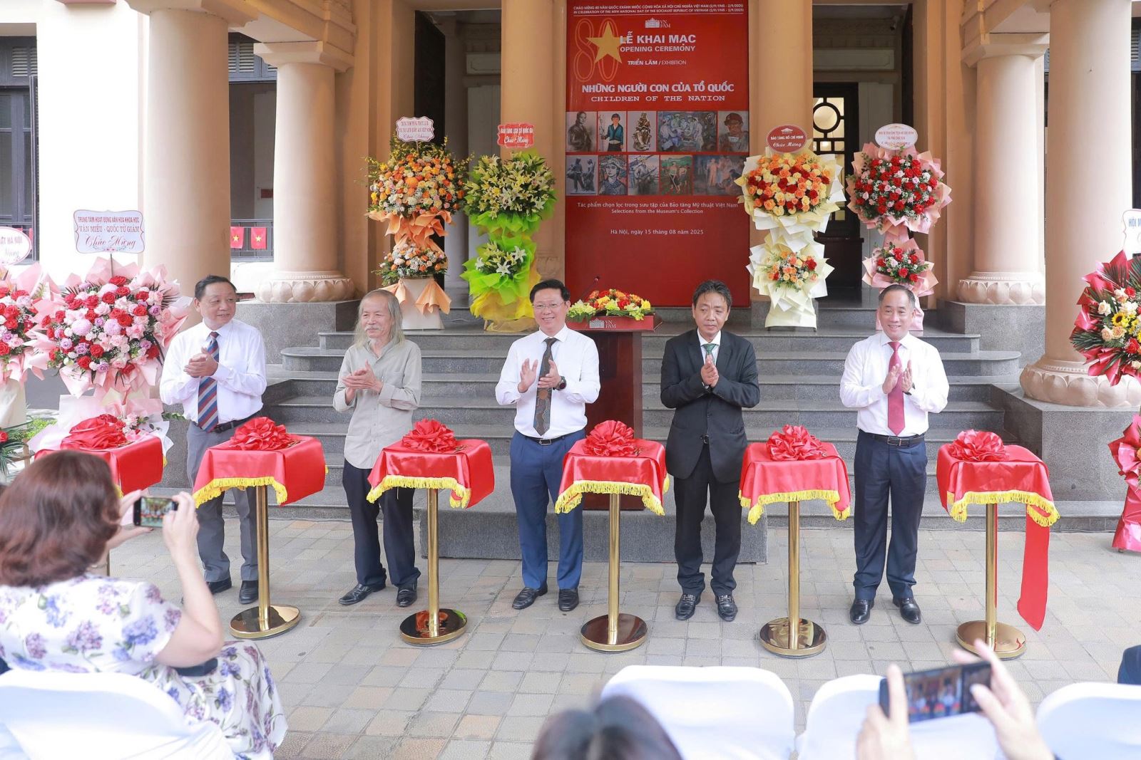 Triển lãm 80 tác phẩm mỹ thuật về “Những người con của Tổ quốc”