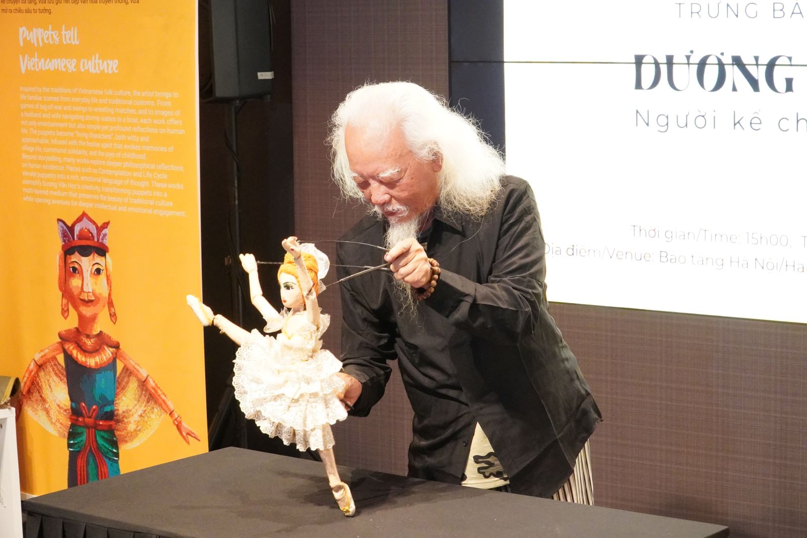 Trưng bày chuyên đề “Dương Văn Học - Người kể chuyện bằng rối” tại Bảo tàng Hà Nội