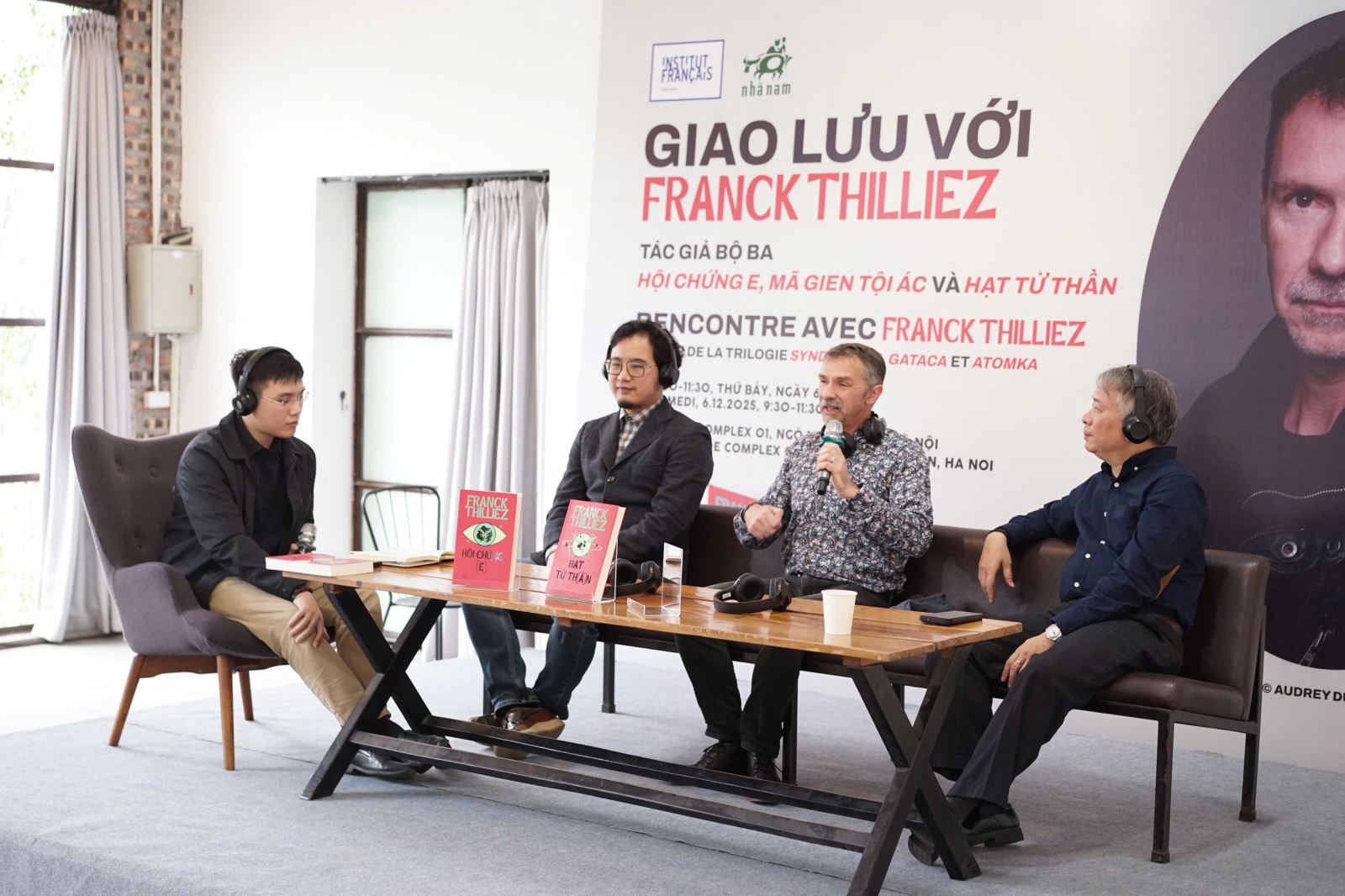 Nhà văn người Pháp Franck Thilliez giao lưu với độc giả Việt Nam